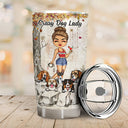 Just A Girl Who Loves Dogs - Gift For Dog Lovers - Personalized Custom Tumbler