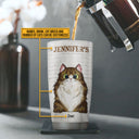 Cat Kitten Lovers Coffee Drinks A Woman Cannot Survive Custom Tumbler