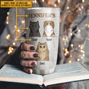 Cat Kitten Lovers Coffee Drinks A Woman Cannot Survive Custom Tumbler