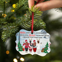 Keeping Each Other Sane - Bestie BFF Christmas Gift - Personalized Custom Aluminum Ornament