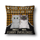 This House Is Ruled - Gift For Cat Lovers - Personalized Custom Pillow