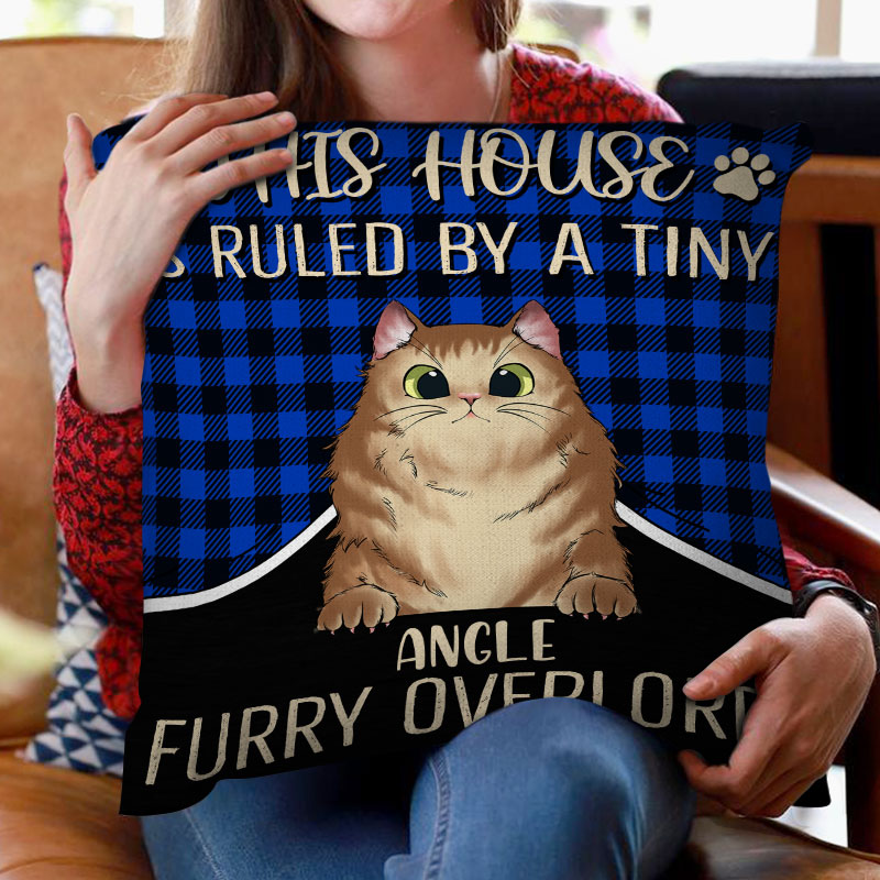 This House Is Ruled - Gift For Cat Lovers - Personalized Custom Pillow