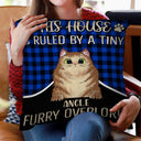 This House Is Ruled - Gift For Cat Lovers - Personalized Custom Pillow