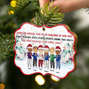 Laughing At Our Own Jokes - Christmas Gift For Besties - Personalized Wooden Ornament