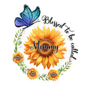 Blessed To Be Called Grandma Sunflower - Gift For Grandma, Mother, Mom - Personalized Decor Decal