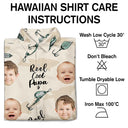 Custom Photo Reel Cool Dad - Personalized Hawaiian Shirt