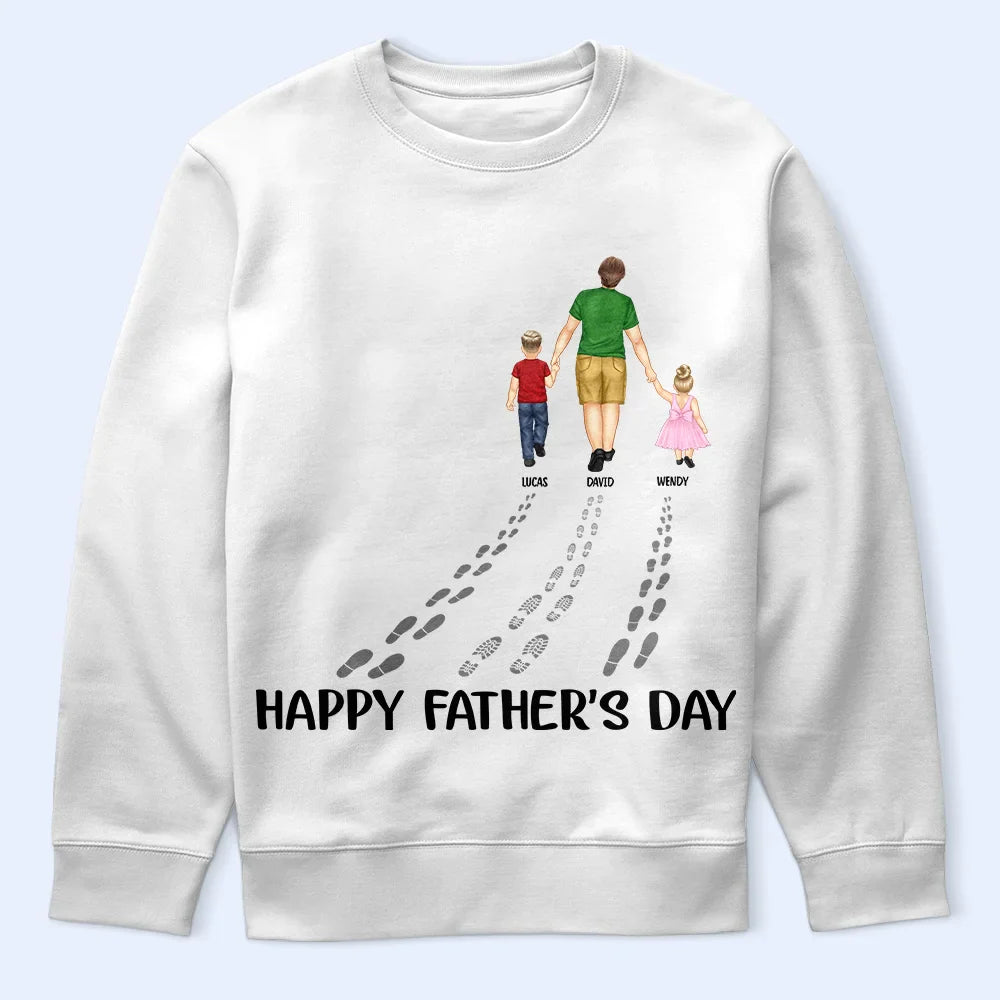 Happy Father's Day Best Dad Ever - Personalized T Shirt