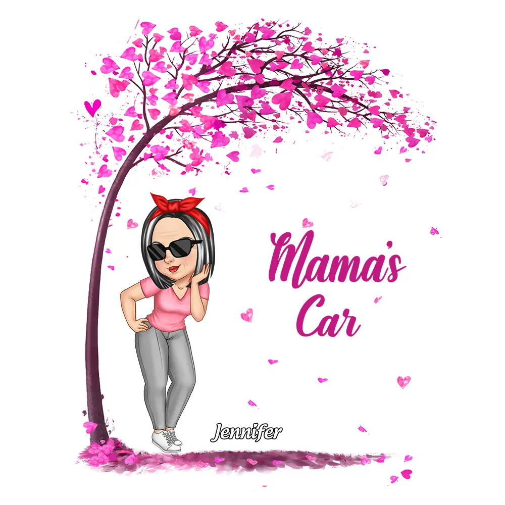 Grandma's Car - Personalized Decor Decal