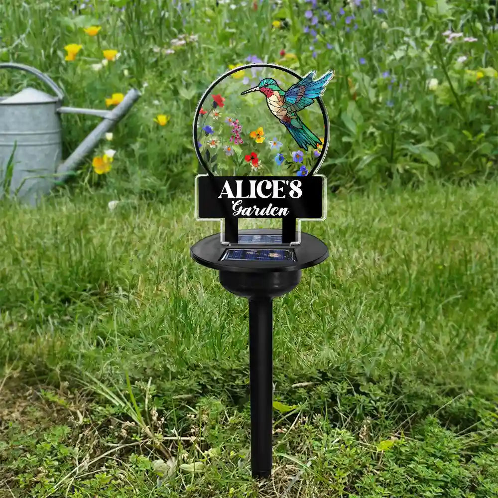 Mom Flowers Garden - Personalized Solar Light