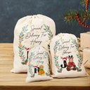 Custom Photo Special Delivery For Christmas Alphabet Kid - Personalized Favor Bag