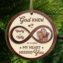 Gift For Couples,Gift For Husband,Gift For Wife,Gift For Boyfriend,Gift For Girlfriend - Custom Photo All Of Me Loves All Of You - Personalized 2-Layered Wooden Ornament