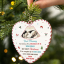 Custom Photo,Christmas,New Dad,New Mom,New baby,Happy - Custom Photo Snuggle Up In Mommy's Belly Christmas - Personalized Custom Shaped Wooden Ornament