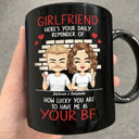 Couple Daily Reminder Of How Lucky You Are - Personalized Mug