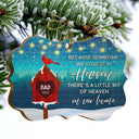 Someone We Love Is In Heaven - Christmas Memorial Gift - Personalized Custom Wooden Ornament