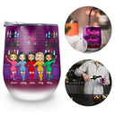 Besties Bonding Over Alcohol - Gift For BFF - Personalized Custom Wine Tumbler