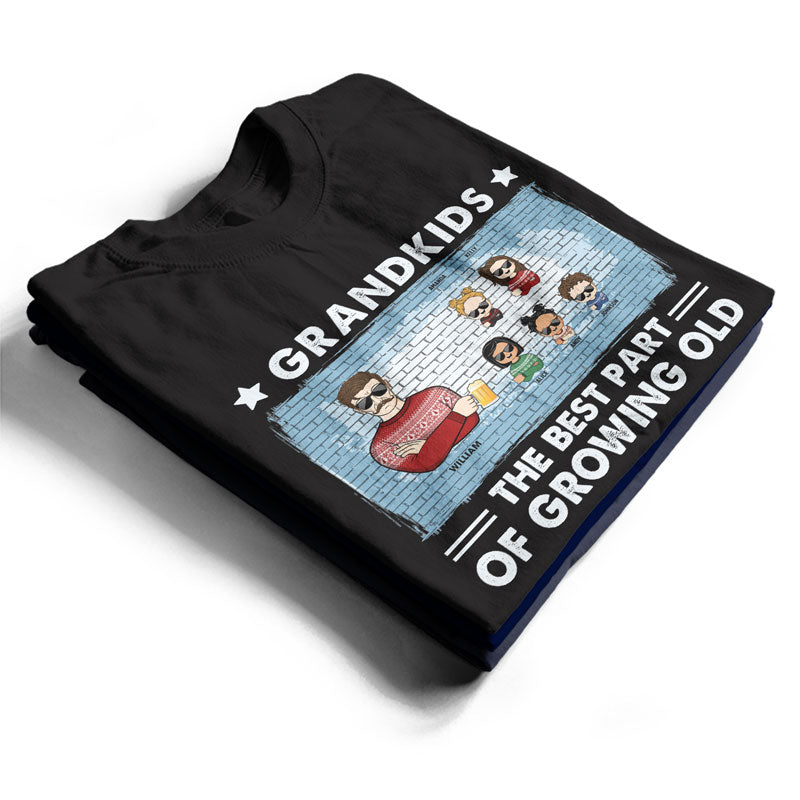 Great Grandkids The Best Part Of Growing Old - Family Gift For Grandparents - Personalized Custom Sweatshirt