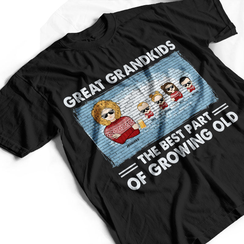 Great Grandkids The Best Part Of Growing Old - Family Gift For Grandparents - Personalized Custom Sweatshirt