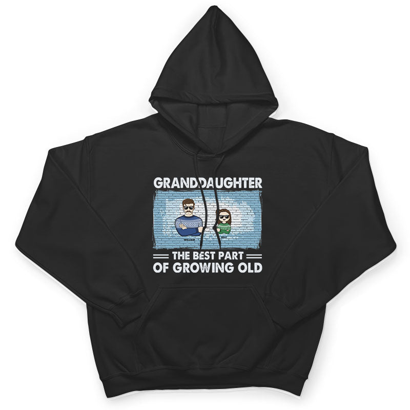 Great Grandkids The Best Part Of Growing Old - Family Gift For Grandparents - Personalized Custom Sweatshirt