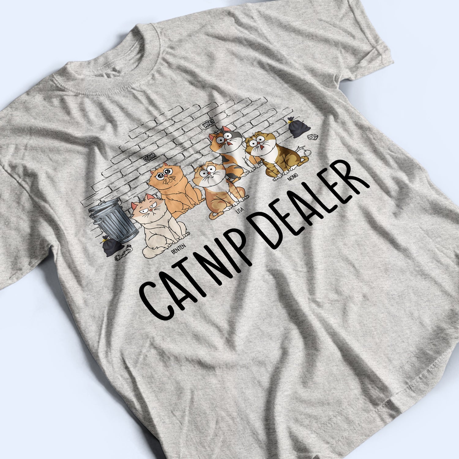 Catnip Dealer - Gift For Cat Lovers - Personalized T Shirt