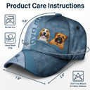 Dog Dad Dog Mom Love Dogs - Gift For Dog Lovers - Personalized Classic Cap