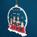 Family 2023 - Christmas Gift For Family - Personalized Custom Shaped Acrylic Ornament