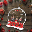 Family 2023 - Christmas Gift For Family - Personalized Custom Shaped Acrylic Ornament