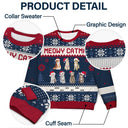 Custom Photo Meowy Catmas Is This Jolly Enough - Christmas Gift For Cat Lovers - Personalized Unisex Ugly Sweater