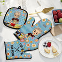 This Can Cook - Gift For Her, Mother - Personalized Oven Mitts, Pot Holders