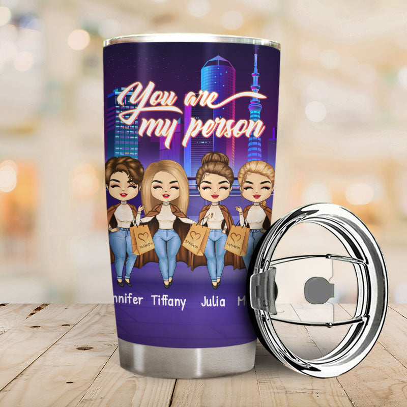 Besties We Are More Than Friends - Personalized Custom Tumbler