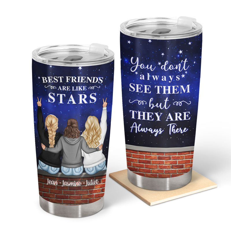 Like Stars - Gift For Besties, Best Friends, BFF - Personalized Custom Tumbler