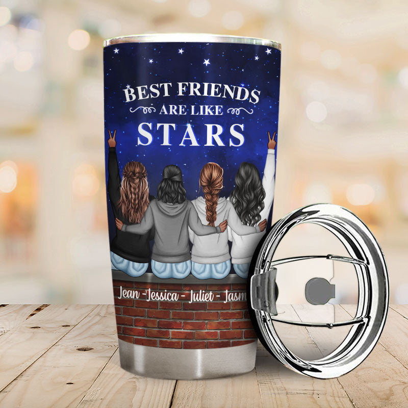 Like Stars - Gift For Besties, Best Friends, BFF - Personalized Custom Tumbler