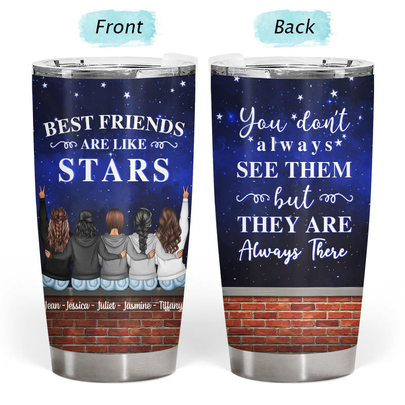 Like Stars - Gift For Besties, Best Friends, BFF - Personalized Custom Tumbler