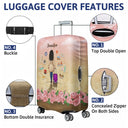 Catch Flights Not Feeling Traveling - Personalized Custom Luggage Cover