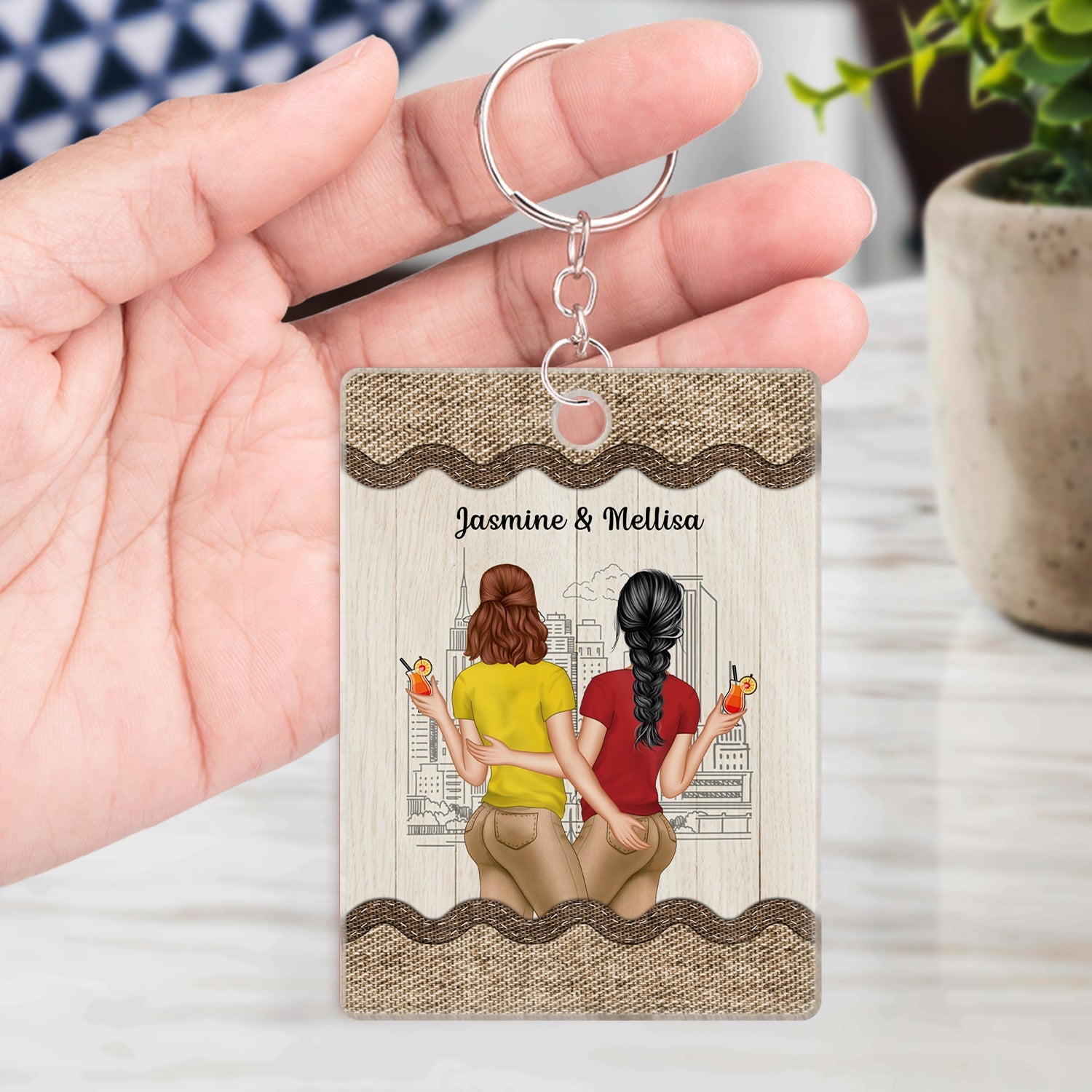 Couple You're The Only One I Want To Annoy - Gift For Couple - Personalized Custom Rectangle Acrylic Keychain