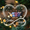 Our Memories Are Countless Our Friendship Is Endless - Personalized Custom Shaped Acrylic Ornament