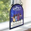 Gift For Bestie - Our Memories Are Countless Our Friendship Is Endless - Personalized Window Hanging Suncatcher Ornament