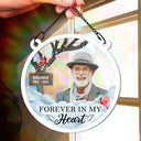 Memorial - Custom Photo I'm Always With You - Personalized Window Hanging Rainbow Suncatcher