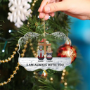 Family, Memorial - I Am Always With You Memorial Family - Personalized Medallion Acrylic Ornament