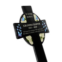 Gone But Not Forgotten - Memorial Gift - Personalized Custom Cross Acrylic Plaque Stake