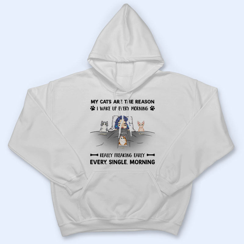 Every Single Morning - Gift For Dog And Cat Lovers - Personalized Custom Hoodie