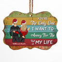 Christmas Couple Pallet I Want To Annoy For The Rest Of My Life - Personalized Wooden Ornament