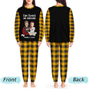 Christmas Couple I'm Yours No Refund - Gift For Couples - Personalized Unisex Pajamas Set