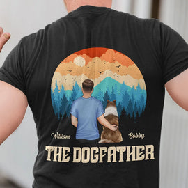 The Dogfather - Personalized T Shirt