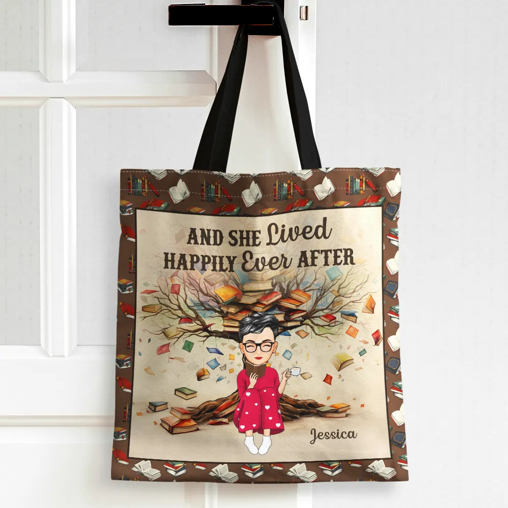 Reading, Gift For Yourself - My Book Bag Just A Girl Who Loves Books - Personalized Zippered Canvas Bag