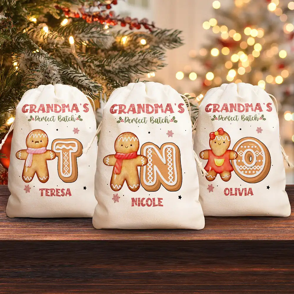 Gift For Kids - Grandma's Grandpa's Mom's Dad's Perfect Batch - Personalized Favor Bag