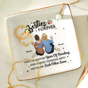 Gift For Bestie - Besties Forever Our Friendship Is Endless - Personalized Ring Dish