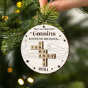 Christmas,Family,Gift For Bestie,Gift For Brothers,Gift For Sisters,Gift For Sibling,Love - Family Friends Siblings Sisters Brothers Crossword Scrabble - Personalized 2-Layered Wooden Ornament