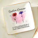 Gift For Bestie, Gift For Sisters - If I Have A Birth Flower - Personalized Ring Dish