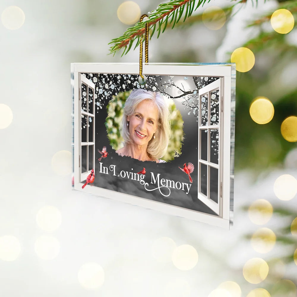 Memorial - Custom Photo I'm Always With You Window Memorial - Personalized Custom Shaped Acrylic Ornament