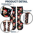 Family - Custom Photo Funny Family Face - Personalized Socks